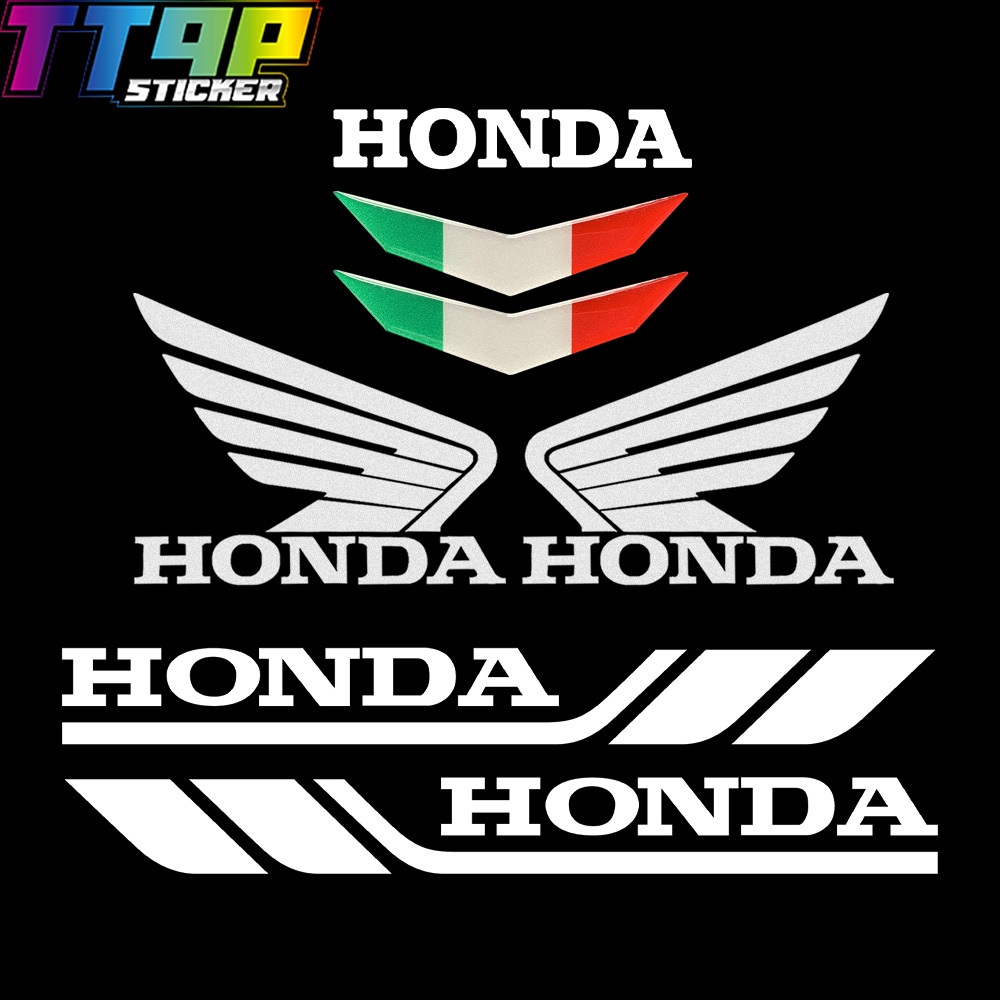 สติ๊กเกอร์สะท้อนแสงสำหรับ Honda PCX ADV สติ๊กเกอร์ตกแต่งตัวรถและหมวกกันน็อก | กันน้ำ ทนทาน ติดตั้งง่าย หลายลวดลาย