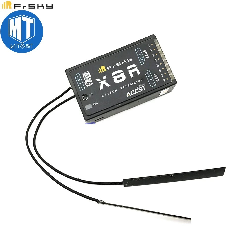 Frsky ตัวรับสัญญาณ X8R X6R 8 16CH สําหรับโดรนบังคับ X7 X9D X12S