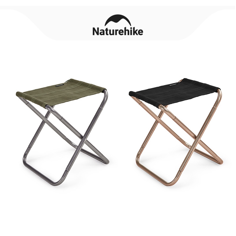 Naturehike เก้าอี้แคมป์ปิ้ง ขนาดเล็ก พับได้ แบบพกพา น้ําหนักเบา สําหรับตั้งแคมป์ ตกปลา NH17Z012-L