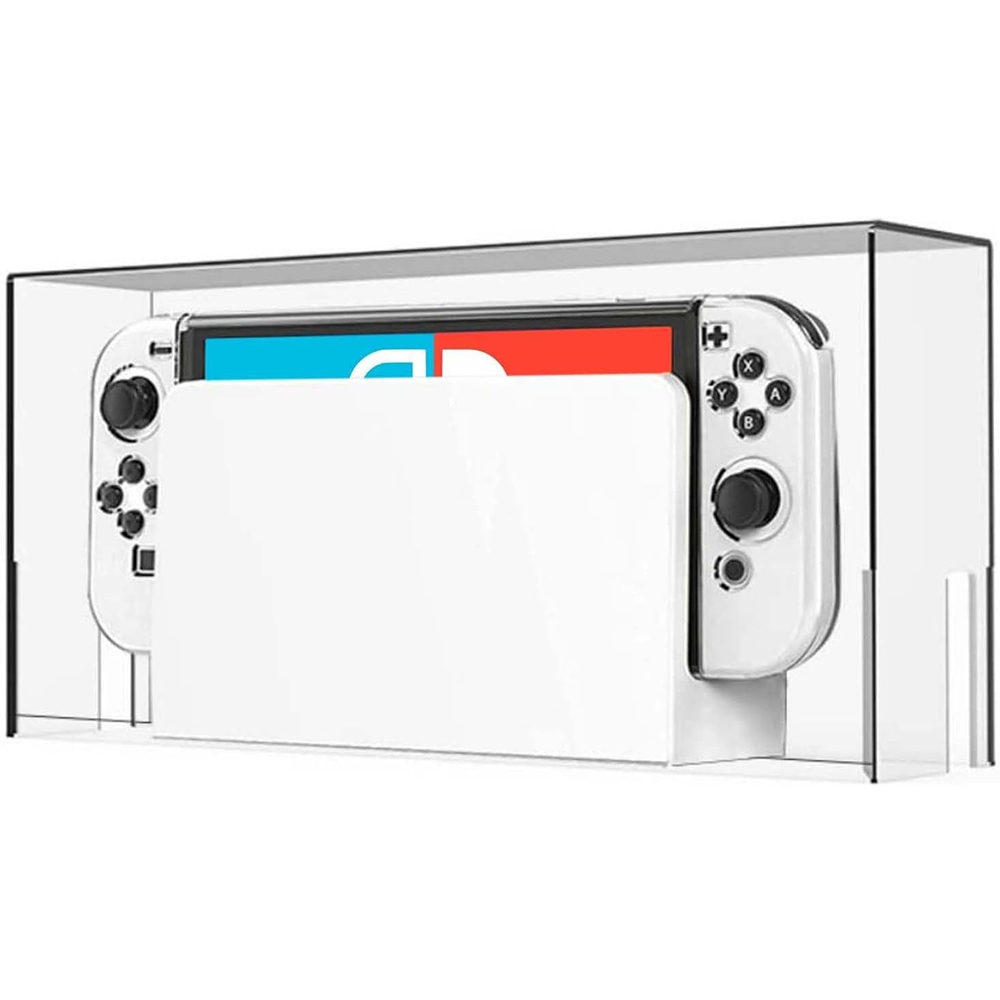 ฝาครอบกล่องเก็บฝุ่น อะคริลิคใส สําหรับ Switch / OLED Dock (เฉพาะฝาครอบ) เคสใส กันน้ําและกันฝุ่น รองรับ Nintendo Switch / OLED Dock