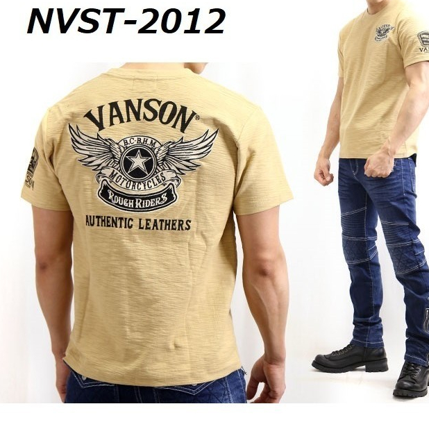 ((พร้อมส่ง) เสื้อยืดแขนสั้น พิมพ์ลาย vanson flying Star สไตล์ญี่ปุ่น