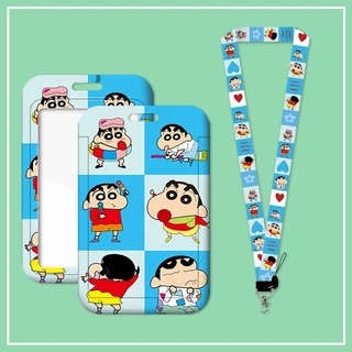 กระเป๋าใส่บัตรประจําตัวประชาชน ลายการ์ตูน พร้อมเชือกเส้นเล็ก สําหรับนักเรียน