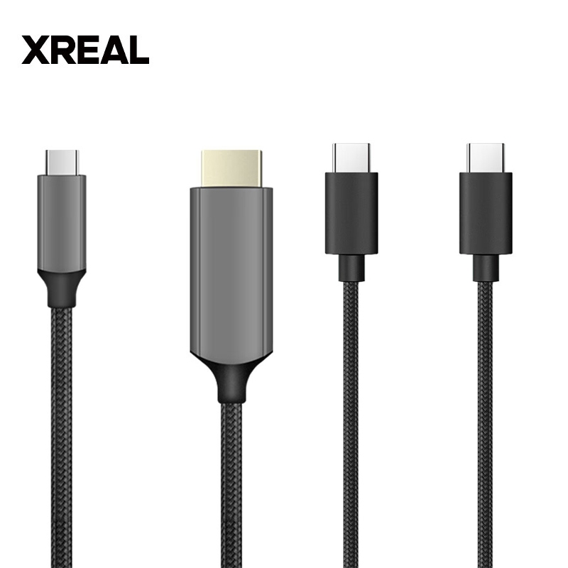 Xreal อุปกรณ์เสริมสายเคเบิล H-C XREAL C-C HDMI เป็น USB-C