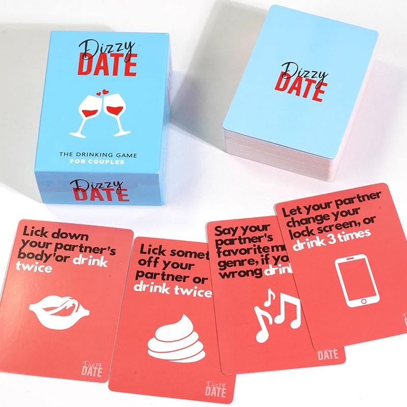 การ์ดเกมคู่รัก Dizzy Date Night Card Game
