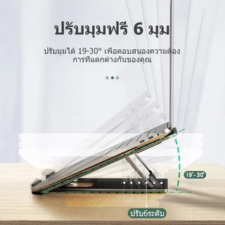 🔥ส่งไวจากไทย🔥Llano แท่นวางโน๊ตบุ๊ค ขาตั้งแล็ปท็อป แบบอลูมิเนียมอัลลอย พับได้ ขนาดพกพา