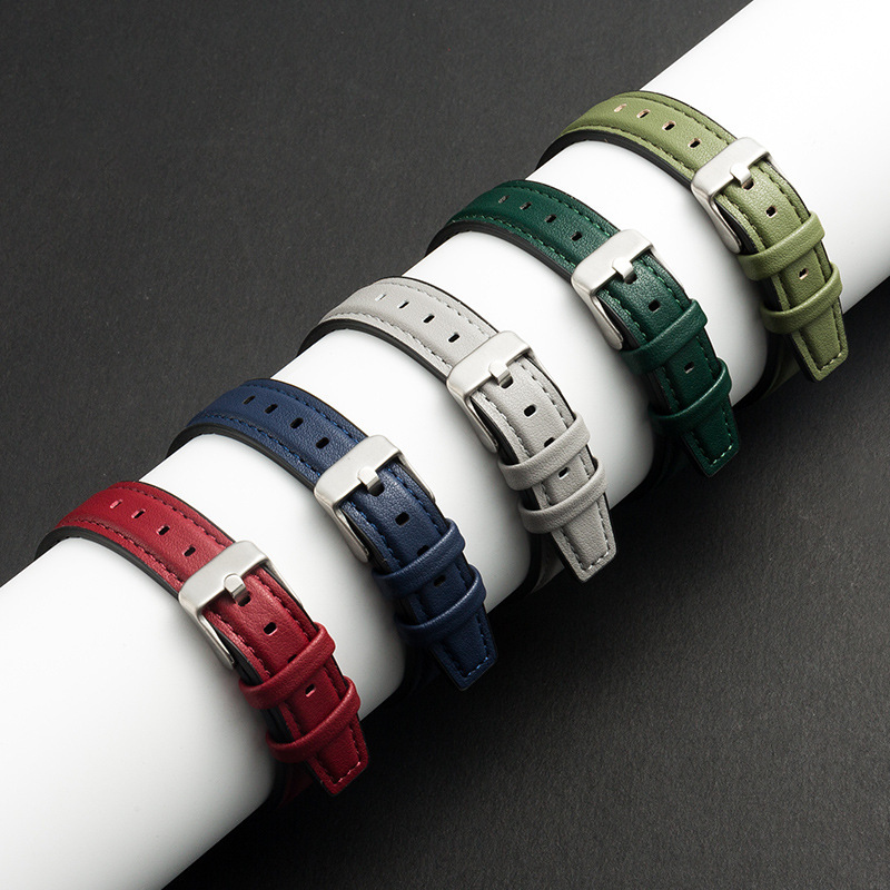 สายหนัง + ซิลิโคนสำหรับอุปกรณ์เสริมสร้อยข้อมือทดแทน Garmin Lily2 Garmin Lily 2 Active