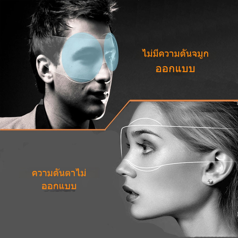 หน้ากากปิดตา แบบบางสำหรับ100% นอนหลับความดันตาเป็นศูนย์ถ้วยปิดตาปรับได้สำหรับการนอนหลับพักผ่อน ราคา ถูกที่สุด ดีลบีเคเค แกลเลอรีภาพที่ 4