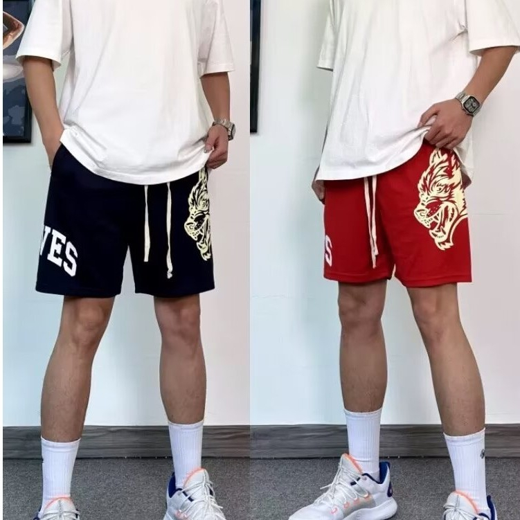 กางเกงบาสเก็ตบอลขาสั้น ผ้าตาข่าย แห้งเร็ว น้ําหนักเบา เหมาะกับฤดูร้อน สไตล์อเมริกัน สําหรับผู้ชาย