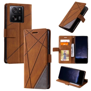 เคส Case for Redmi Note 15 14 Pro Plus 13 12 Pro+ 5G 15C 13C 11 11s 4G เคสฝาพับ เคสเปิดปิด โทรศัพท์มือถือ หนัง PU ซิลิโคน TPU นิ่ม กันกระแทก พร้อมช่องใส่บัตร และสายคล้อง สําหรับ Splice Leather Flip Cover Wallet Hand Strap FGPJ