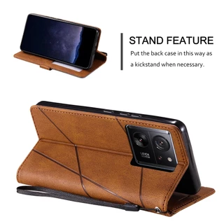 เคส Case for Redmi Note 15 14 Pro Plus 13 12 Pro+ 5G 15C 13C 11 11s 4G เคสฝาพับ เคสเปิดปิด โทรศัพท์มือถือ หนัง PU ซิลิโคน TPU นิ่ม กันกระแทก พร้อมช่องใส่บัตร และสายคล้อง สําหรับ Splice Leather Flip Cover Wallet Hand Strap FGPJ
