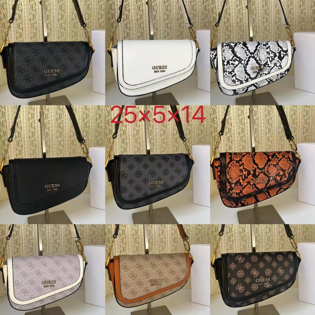 Guess 2022 กระเป๋าสะพายไหล่แฟชั่น สําหรับสตรี VB837620