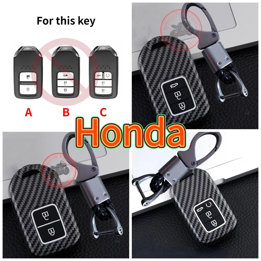 เคสกุญแจ Honda City Jazz Civic HRV CRV BRV Smart Key เคสกุญแจรีโมทรถยนต์ สําหรับ