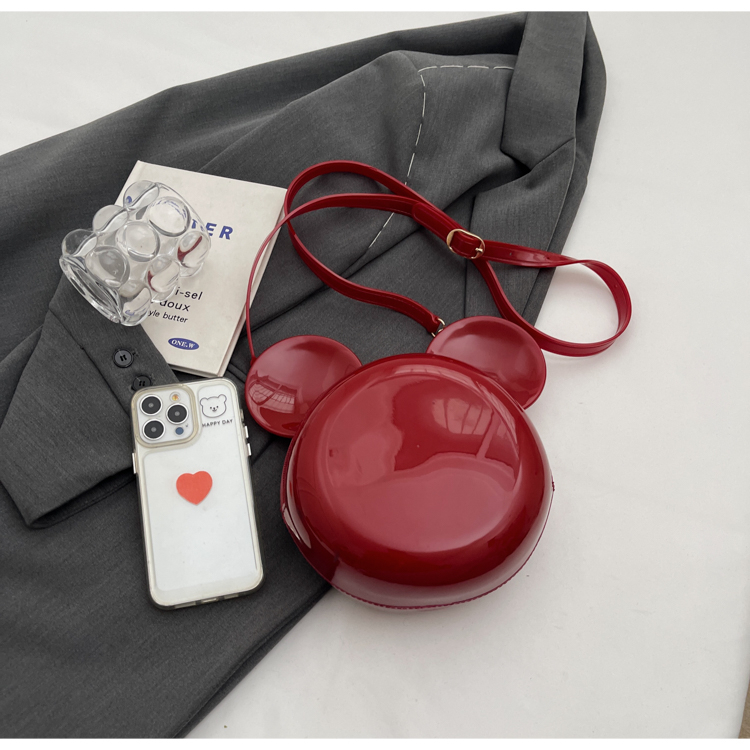 กระเป๋าสะพายไหล่ ทรงกลม ขนาดเล็ก ระดับไฮเอนด์ แฟชั่นเรียบง่าย สไตล์เกาหลี สําหรับผู้หญิง 2024 - รูปที่ 7