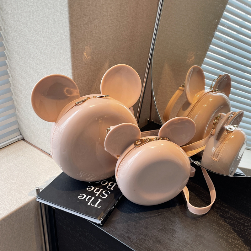 กระเป๋าสะพายไหล่ ทรงกลม ขนาดเล็ก ระดับไฮเอนด์ แฟชั่นเรียบง่าย สไตล์เกาหลี สําหรับผู้หญิง 2024 - รูปที่ 3