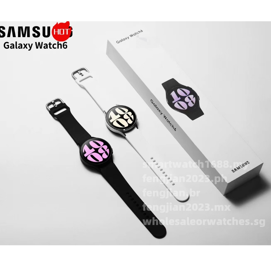 ใหม่ นาฬิกาข้อมือสมาร์ทวอทช์ บลูทูธ ไร้สาย ทรงกลม สําหรับ Samsung Galaxy Watch6 2024