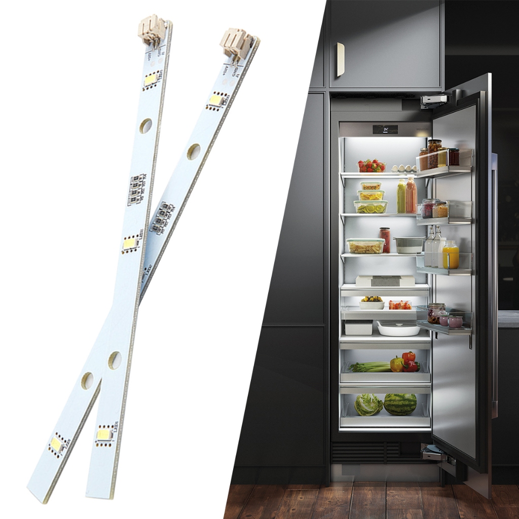 แถบไฟ LED ติดตู้เย็น สําหรับตู้เย็น Rongsheng Hisense 2 ชิ้น349766 Mddz-162a