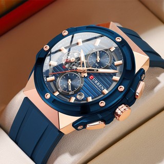 CURREN Watches Original Genuine Brand New Design Business Temperament Creative Dial Luminous Pointers Fashion Trend Quartz Waterproof Multifunction Men's Watches 8462 X