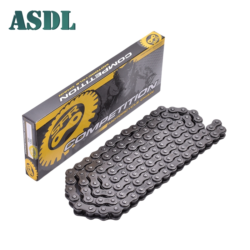 Asdl 520-120L โซ่หนาสากลสําหรับรถจักรยานยนต์ เงียบที่ทนต่อการสึกหรอ Tensile