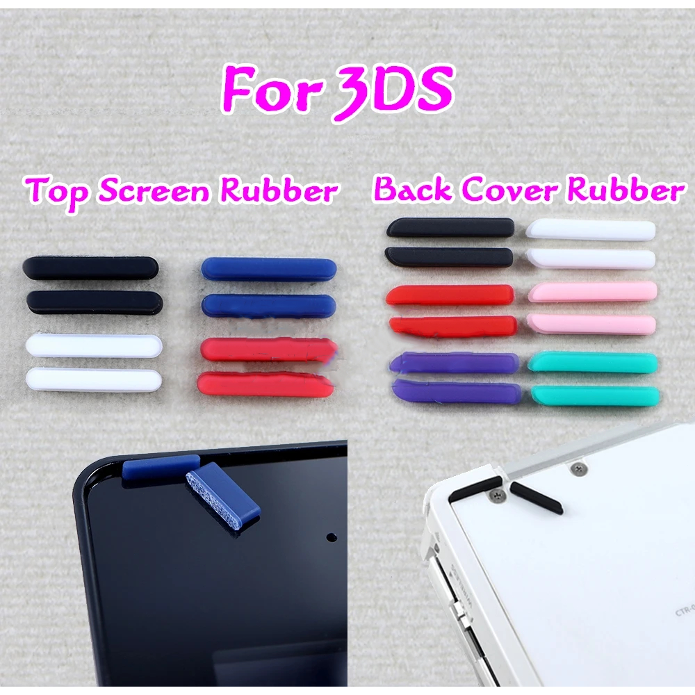 แผ่นยางซิลิโคน หน้าจอ LCD สําหรับคอนโซล Nintendo 3DS
