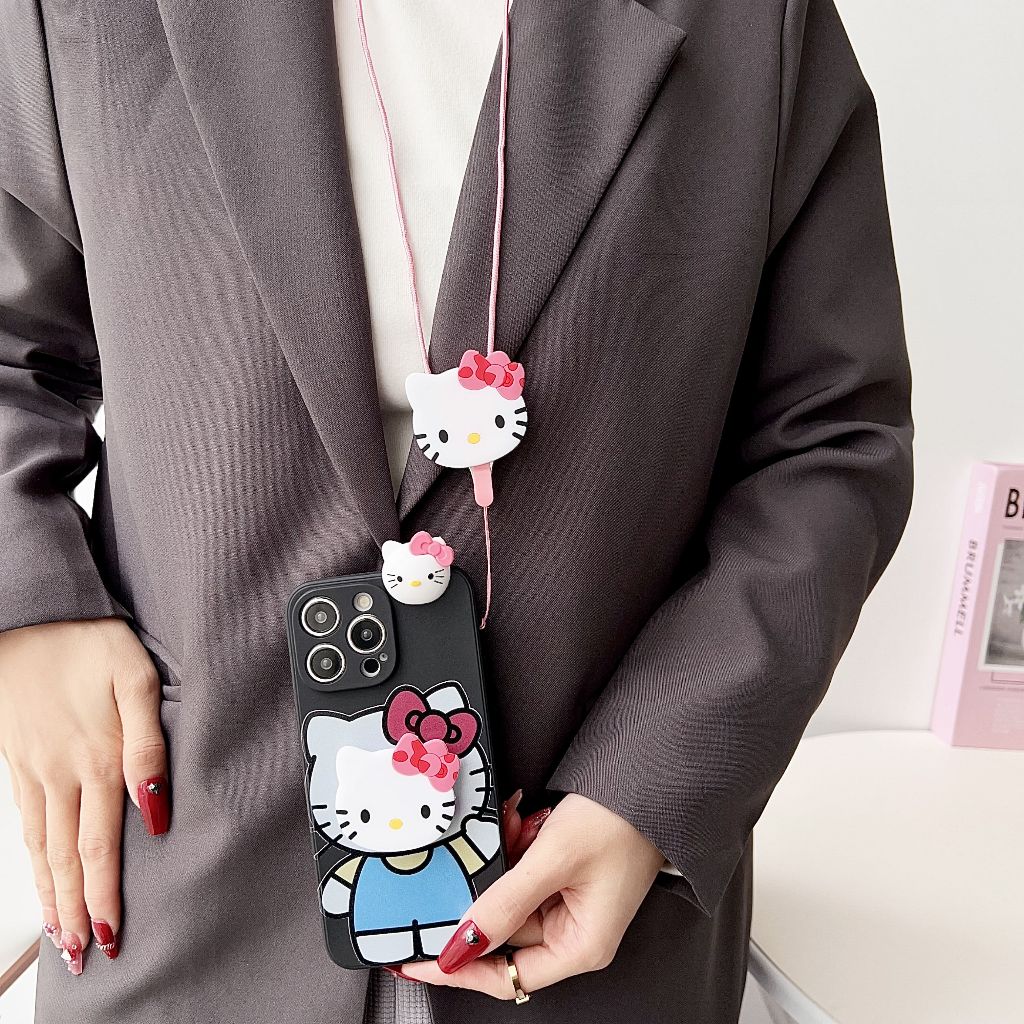 Case Hello Kitty Huawei P20pro P30LITE P30pro P50pro P50 P60pro P60 P40pro P40 P30 Cartoon Cute Case Case Hello Kitty Phone Case Phone Cover Soft Silicone Casing with accessory