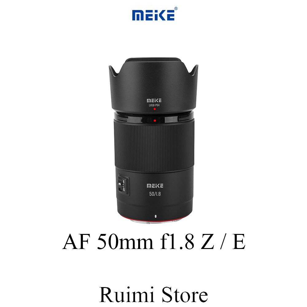 Meike 50 มม. f1.8  เลนส์โฟกัสอัตโนมัติฟูลเฟรมสําหรับกล้องมิเรอร์เลส Sony E / Nikon Z Mount 50mm f1.8