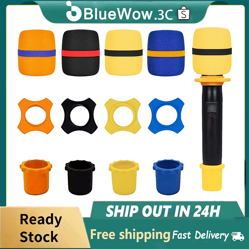 Bluewow ผ้าคลุมไมโครโฟน กันลม แบบหนา