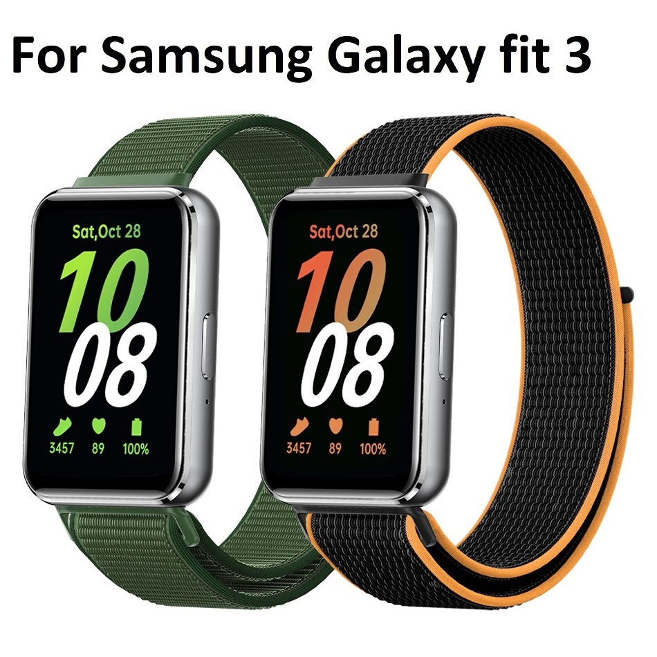 สายนาฬิกาข้อมือไนล่อน แบบนิ่ม สําหรับ Samsung Galaxy Fit3 Fit3 Fit 3