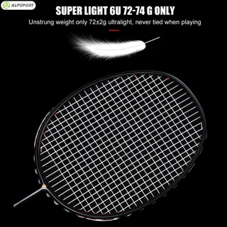 ALP XHP 6U 72g Ultralight G5 100% คาร์บอนไฟเบอร์ไม้แบดมินตันพร้อมกล่องของขวัญ Professional Reket Sport Offensive Type Racquet Raket แบดมินตันสำหรับการฝึกอบรม ALPSPORT Reket Rsl Yonex Liling