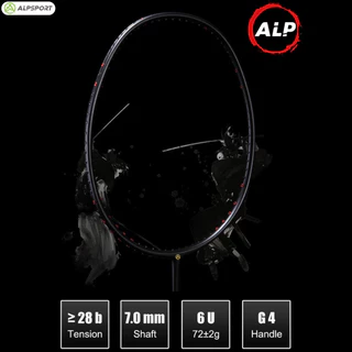 ALP XHP 6U 72g Ultralight G5 100% คาร์บอนไฟเบอร์ไม้แบดมินตันพร้อมกล่องของขวัญ Professional Reket Sport Offensive Type Racquet Raket แบดมินตันสำหรับการฝึกอบรม ALPSPORT Reket Rsl Yonex Liling