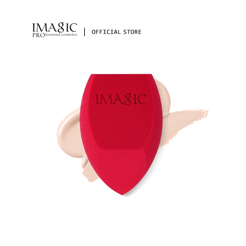 Imagic ฟองน้ําแต่งหน้า ฟองน้ํานุ่ม ความงาม เครื่องสําอางไข่ เปียก / แห้ง ใช้เครื่องมือความงาม สําหรับรองพื้นและแป้ง