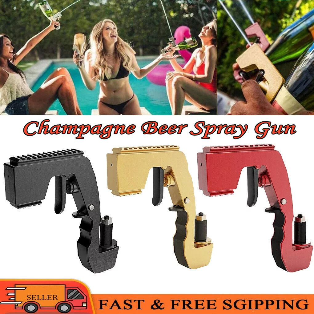 ปืนสเปรย์ฉีดเบียร์ แชมเปญ สําหรับงานปาร์ตี้ Champagne Gun Sprayer Wine