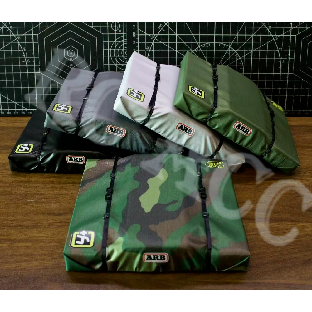 อะไหล่กระเป๋าเต็นท์หลังคาจําลอง สําหรับรถไต่หินบังคับ 1/8 1/10 Traxxas TRX4 TRX6 Axial SCX10 90046 RGT Yikong Redcat