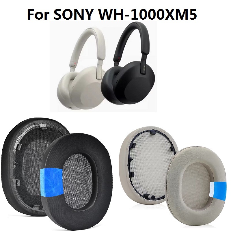 แผ่นเจลครอบหูฟัง แบบเปลี่ยน สําหรับ Sony wh-1000xm5 wh-1000xm5 WH1000XM5