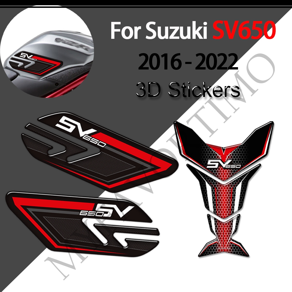 สติกเกอร์ติดถังน้ํามันเชื้อเพลิง สําหรับ Suzuki SV650A SV650X SV650 SV 650 S X 2016 -2022