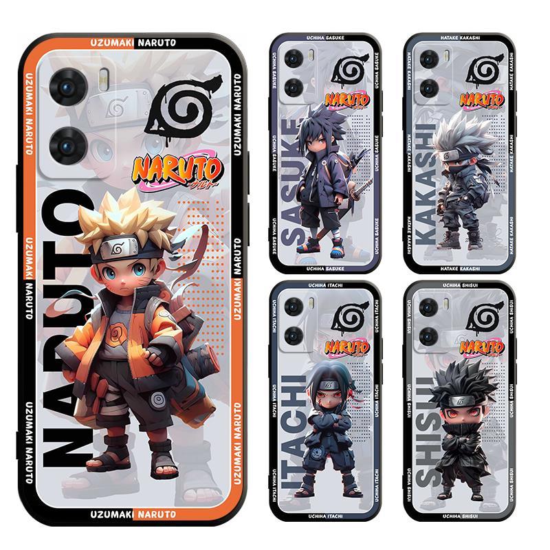 เคส OPPO A17 A77s A77 A15 A15S A57 A76 A96 A16K A16e A95 A16 2021 A74 A53 A33 2020 โทรศัพท์มือถือแบบนิ่ม ลายการ์ตูนนารูโตะ อิทาจิ สําหรับ