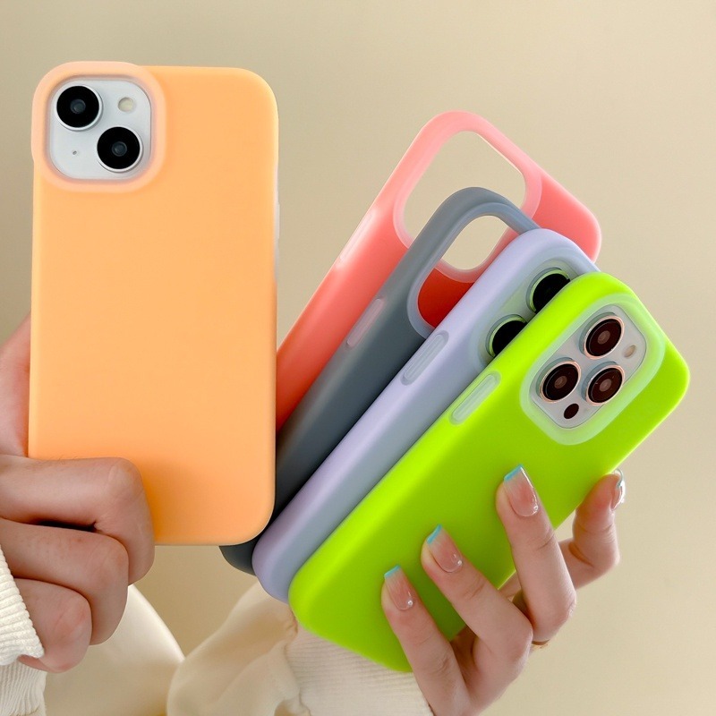 เคสซิลิโคนเจลลี่ กันกระแทก คุณภาพสูง สําหรับ iPhone 15 14 13 12 Pro Max