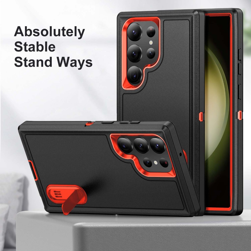 เคสโทรศัพท์มือถือ ผิวด้าน กันกระแทก สองชั้น ทนทาน น้ําหนักเบา สําหรับ Samsung S25 S23 Ultra S24 Plus