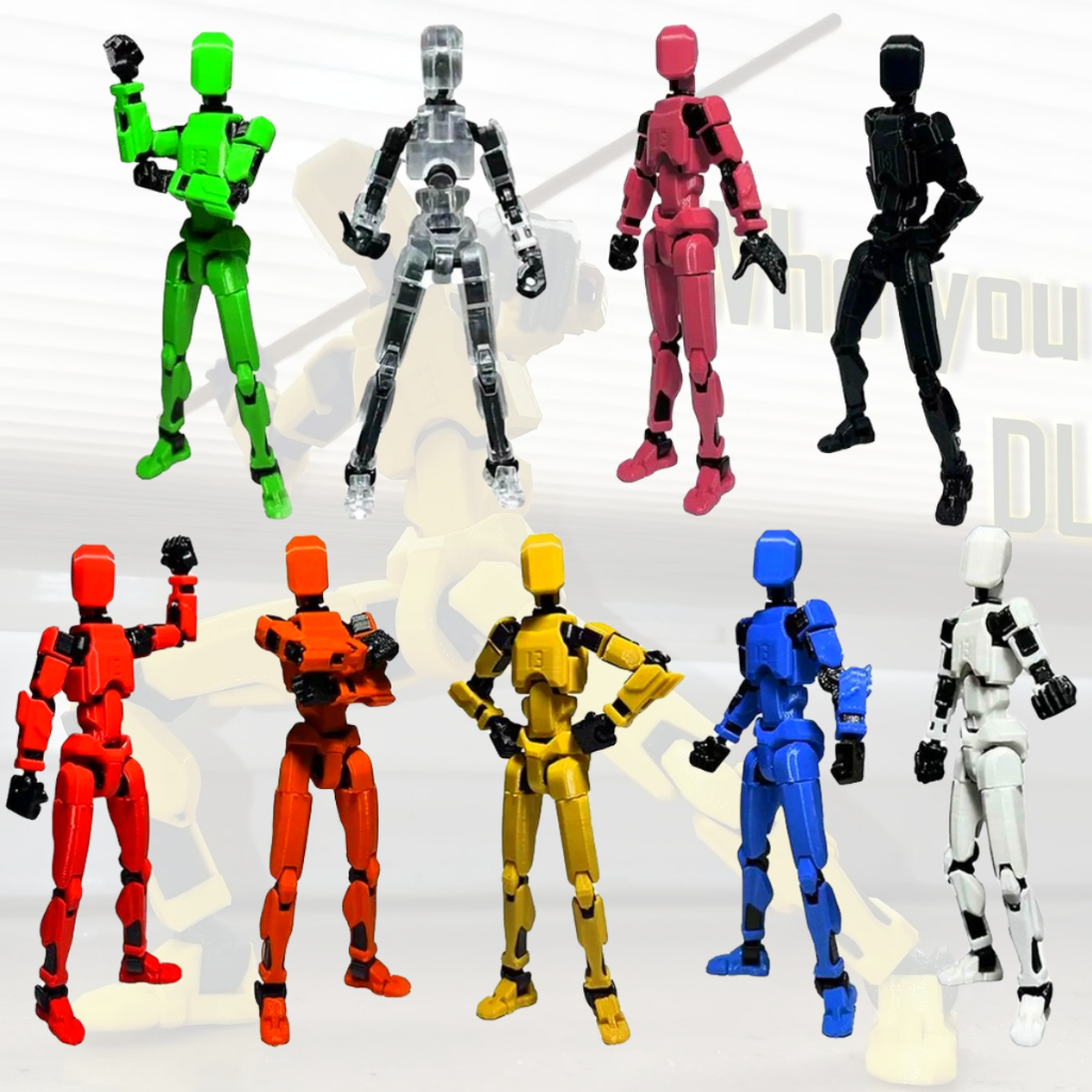 ฟิกเกอร์หุ่นยนต์ Titan 3D พร้อมข้อต่อ สําหรับแอนิเมชั่น Stop Motion 13