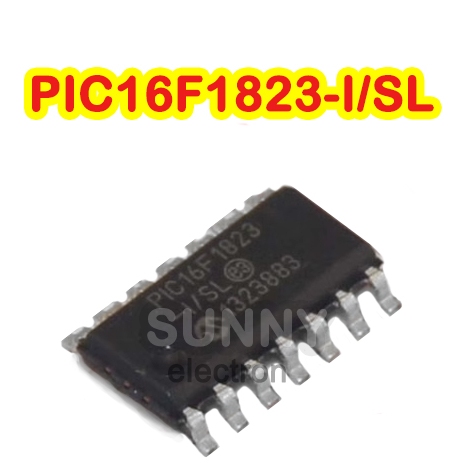 PIC16F1823 PIC16LF1823 PIC16F1823-I/SL PIC16LF1823-I/SL IC SMD MCU ชิปไมโครคอนโทรลเลอร์ 8bit 32MHZ 1323883