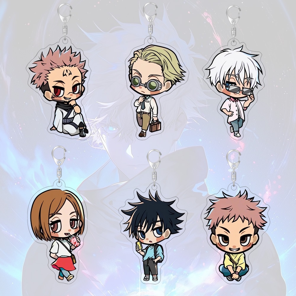 พวงกุญแจ จี้การ์ตูน Jujutsu Kaisen น่ารัก