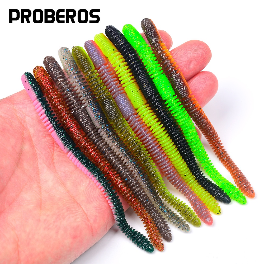 Proberos ก๋วยเตี๋ยว หนอนนุ่ม เหยื่อ สีดํา pit senko ช้า จมลอยน้ํา ตก neko ปลั๊ก ไร้สารตะกั่ว เบสกลับด้าน เหยื่อตกปลาปลอม ราคาถูก Shopee Lazada