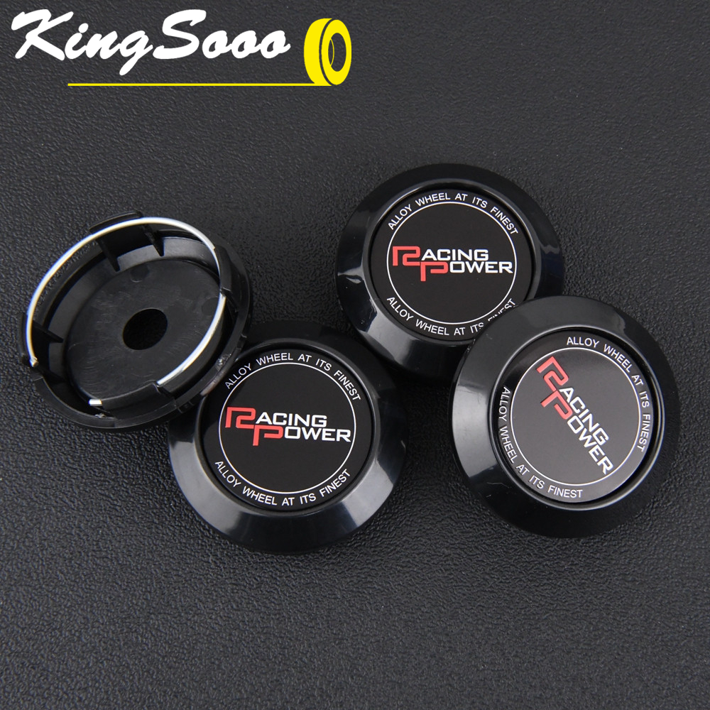 1ห่อ/4ตัว JDM ขนาดขา 60มม Racing ฝาดุมล้อ ฝาปิดดุมล้อ Sport ฝาครอบดุมล้อ แข่งรถ สีดํา & สีเงิน ZR10 T7R D9R Kiwami T5R