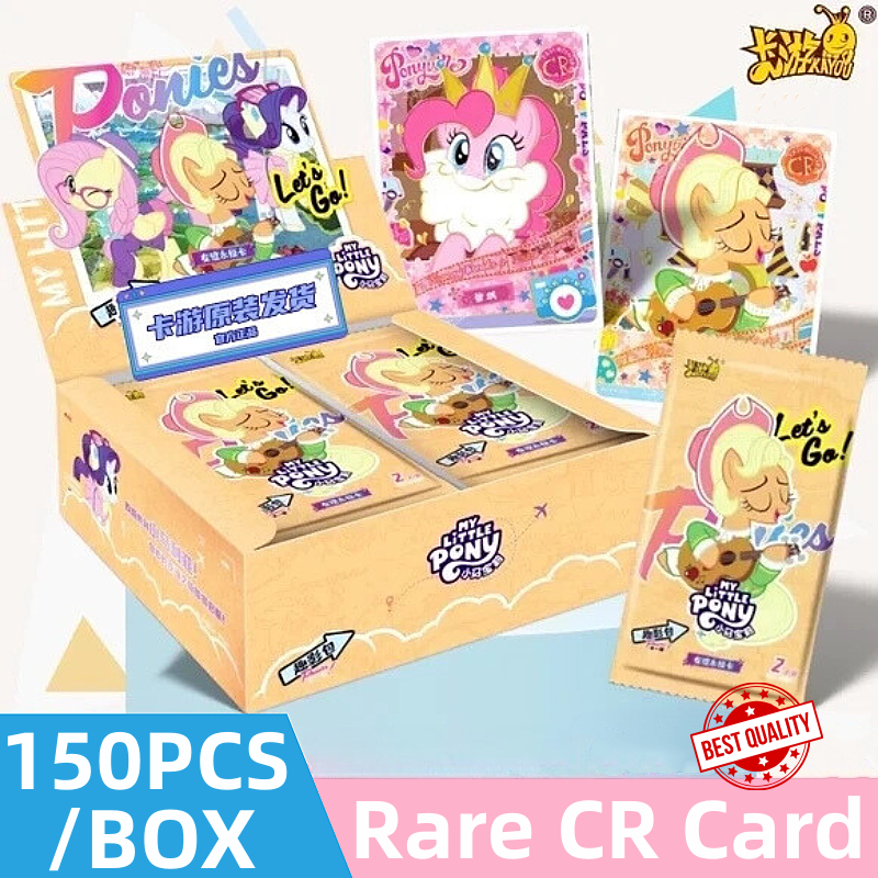 150 My Little Pony ของแท้ การ์ดมู่ลี่ CR/UR เจ้าหญิง เด็กผู้หญิง การ์ดอนิเมชั่น อุปกรณ์ต่อพ่วง ของเล่นเด็ก