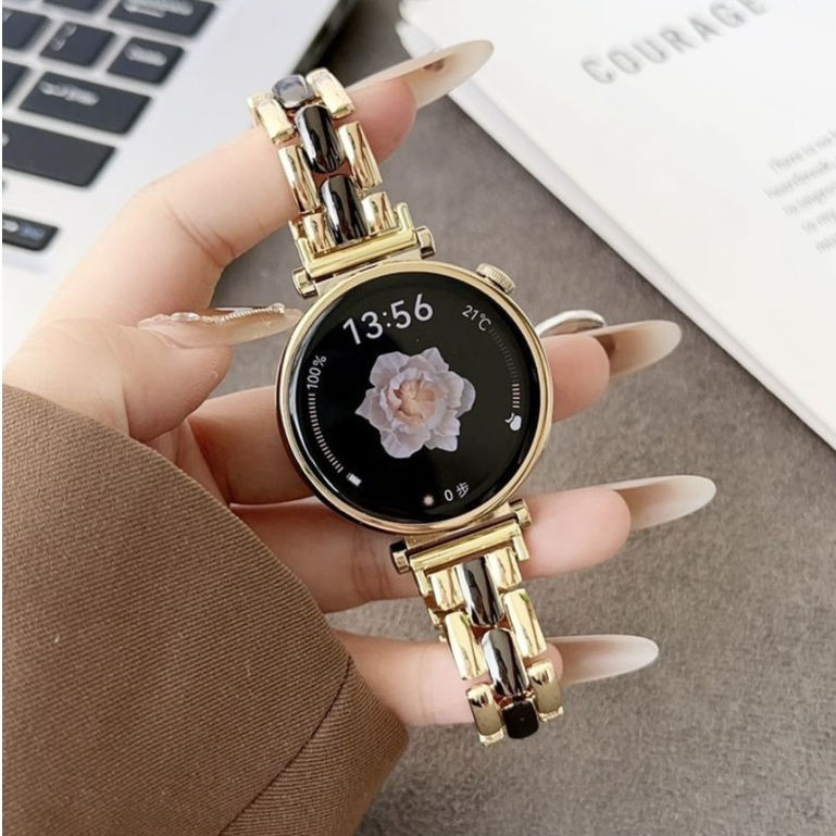 สายนาฬิกาข้อมือ สเตนเลส 18 มม. แฟชั่น สําหรับ Huawei Watch GT4 GT5(41mm).GT3 GT2 GT3pro watch4pro 41 มม. 20 มม.