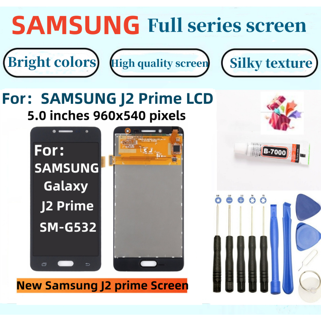 ใหม่ หน้าจอสัมผัส LCD สําหรับ SAMSUNG J2 Prime Galaxy SM-G532