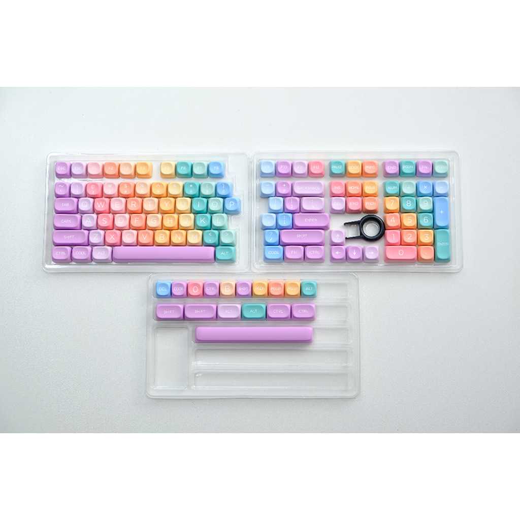 GMK กัมมี่ ปุ่มกดคีย์บอร์ด 126 คีย์ MOA Profile DYE-SUB GMK สําหรับคีย์บอร์ด Mechanical