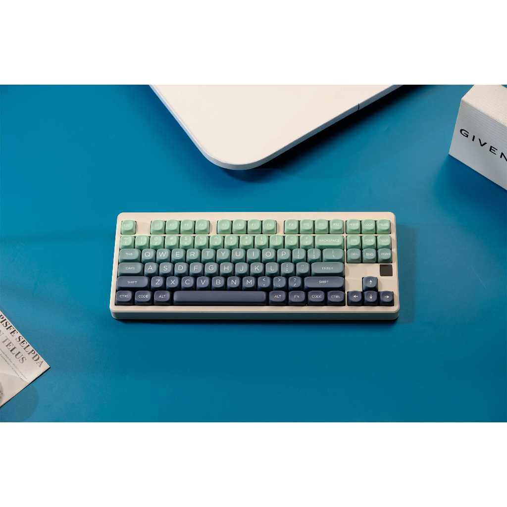 GMK Botanical Garden Gradient keycaps, 126 คีย์ keycaps MOA Profile DYE-SUB ส่วนบุคคล GMK Keycaps สํ