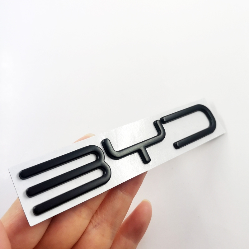 1 x ใหม่ โลหะ BYD Build Your Dreams รถอัตโนมัติ ด้านหลัง ตกแต่ง ตราสัญลักษณ์ สติกเกอร์ รูปลอก BYD - รูปที่ 2