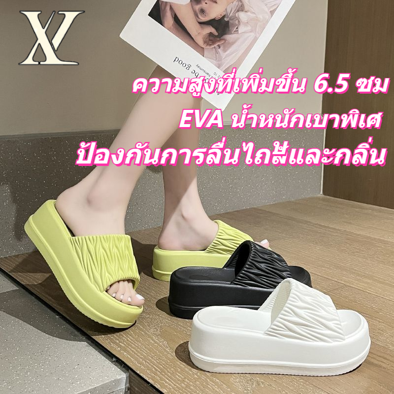 Xh แนวโน้มแฟชั่น รองเท้าแตะ พื้นหนา กันลื่น สําหรับผู้หญิง รองเท้าแตะ รองเท้า ผู้หญิง รองเท้าเเตะ