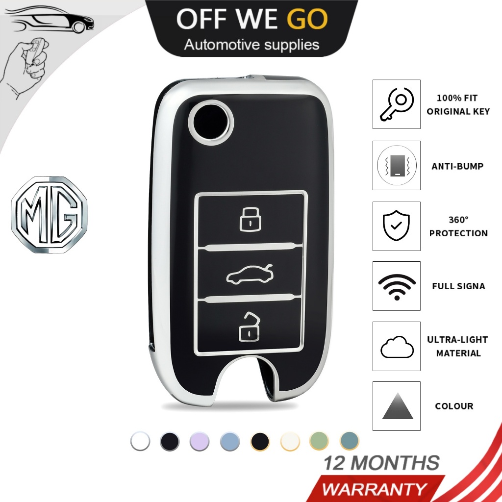 เคสกุญแจรถMG ZS 2018/MG EP/MG5 MT พวงกุญแจรถยนต์MG ปลอกกุญแจรถMG ZS